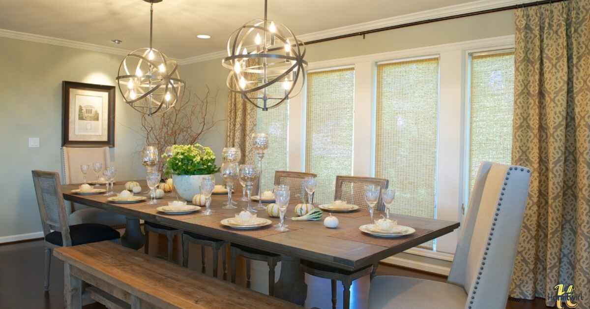 How High To Hang Light Over Dining Room Table