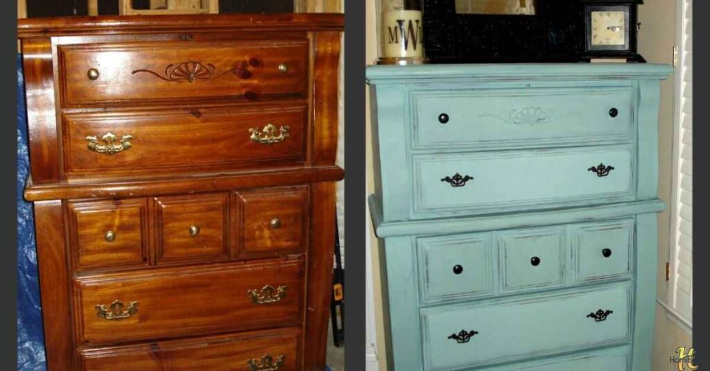 Supplies Used For This Painted Cherry Furniture Makeover