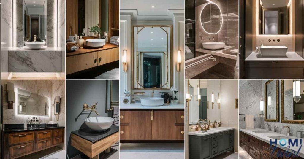 Bathroom Vanity Materials and Vanity Sink Options