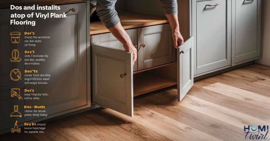 Can You Install Cabinets On Top Of Vinyl Plank Flooring? The Dos and Don'ts Explained
