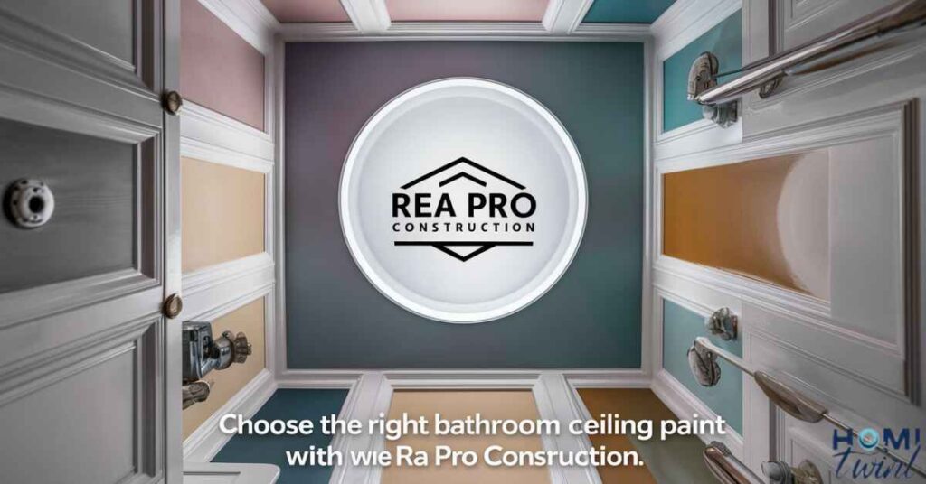 Trust Rea Pro Construction To Help You Choose the Right Bathroom Ceiling Paint 