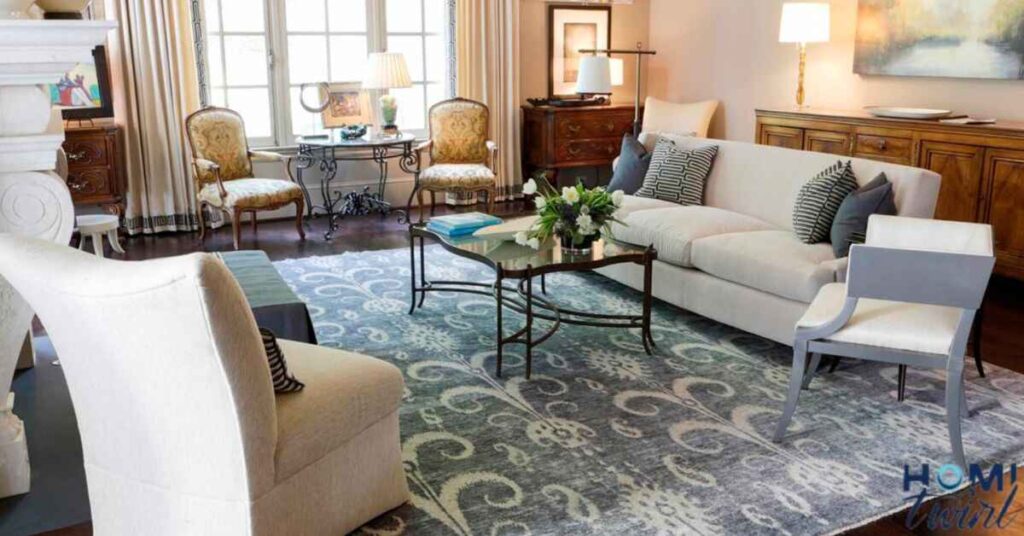Define Boundaries with Oversized Area Rugs