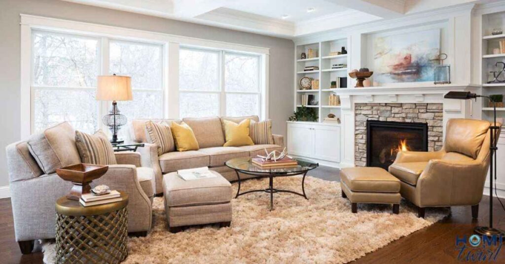 Designer Tips for Arranging Living Room Furniture with TV and Fireplace