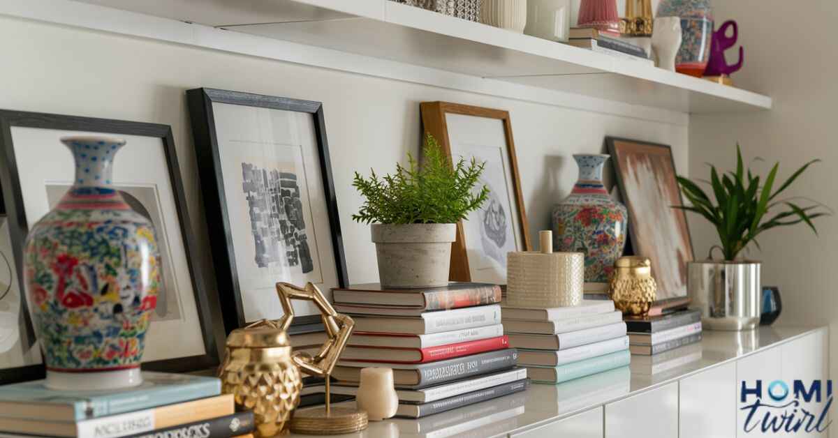 How To Decorate Shelves In Living Room