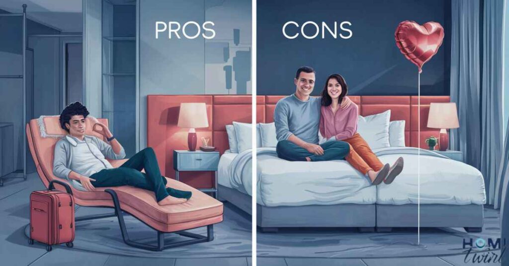 Pros and Cons of a Double Bed in Hotels